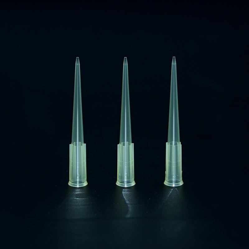 Yellow Clear Universal Pipette Tips 200ul Non-filtered Sterile